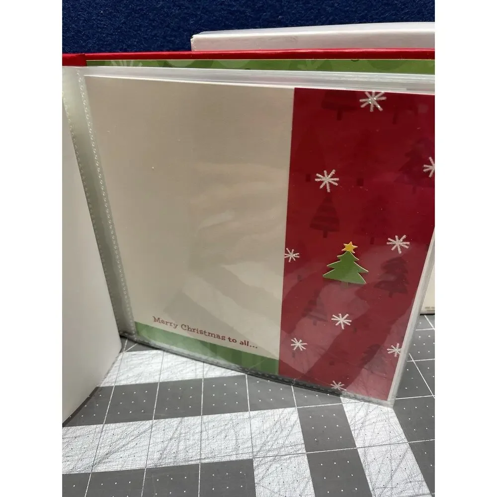 Hallmark Christmas Instant Scrapbook Unused 20 Embellished 6x6
